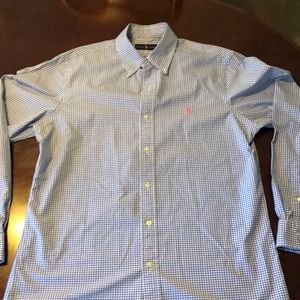Men’s Ralph Lauren Polo Dress Shirt Size medium